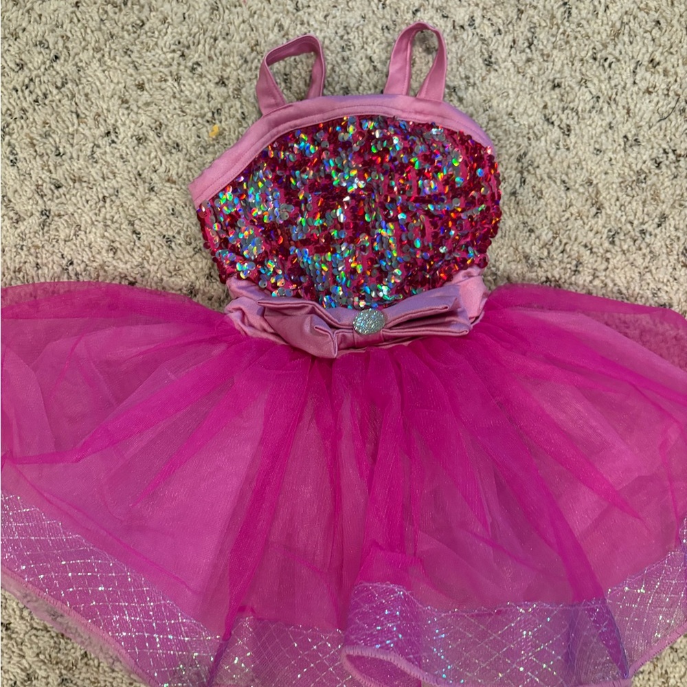 Sparkling Pink Kids Costume Dress